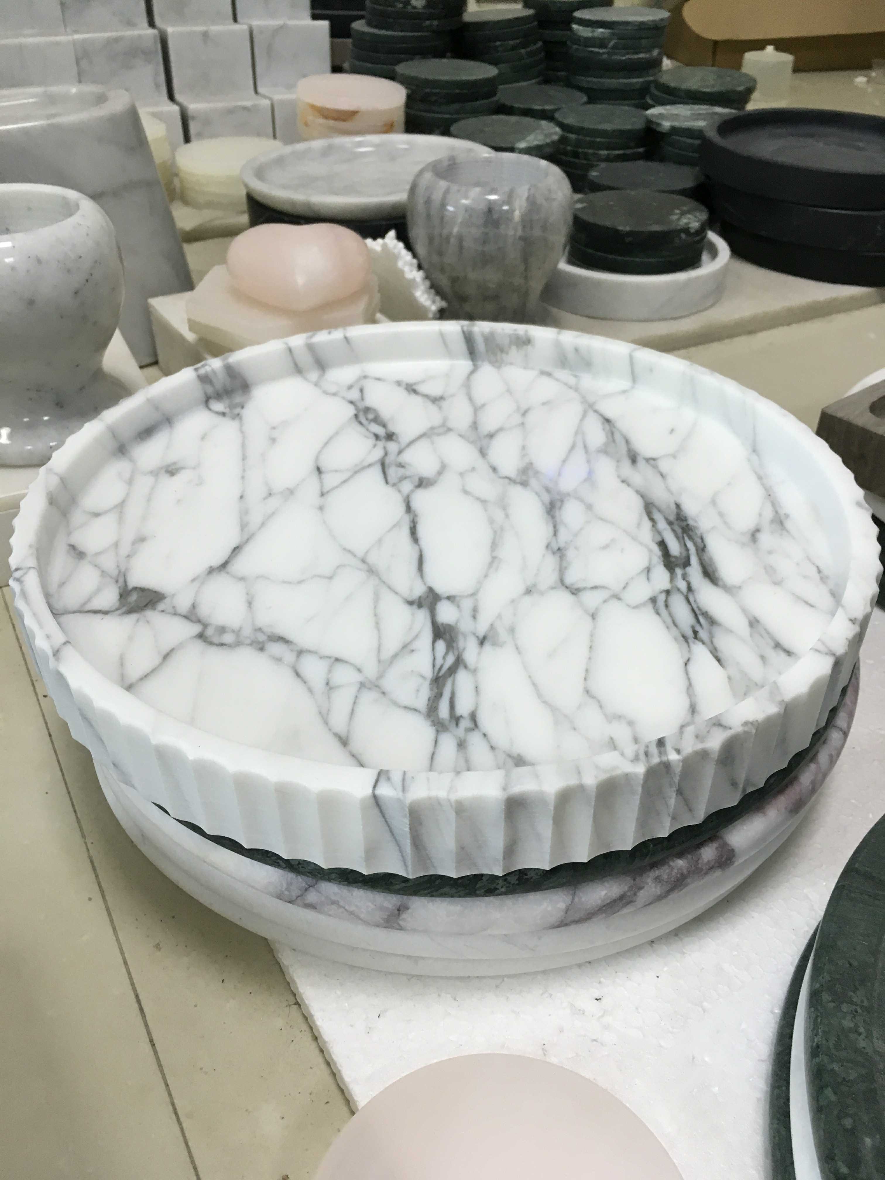 Marble Dish Carrara White