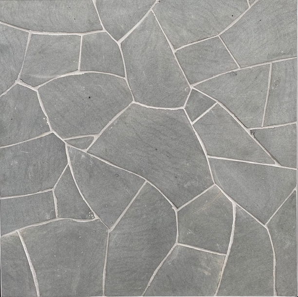Bluestone crazy pave and copping
